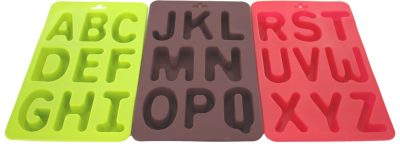 siliconen zeepmal alphabet