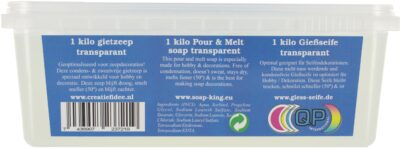 gietzeep transparant 1 kilo gietzeep transparant 1 kilo